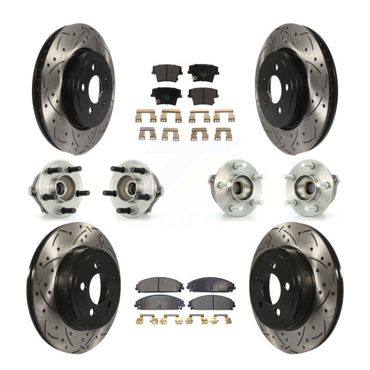 [Avant + Arrière] Kit d'ensemble roulement de roue et moyeu pour Chrysler 300 Dodge Charger Magnum KBB-111190