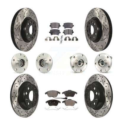 [Avant + Arrière] Kit d'ensemble roulement de roue et moyeu pour Volkswagen CC Passat KBB-111192