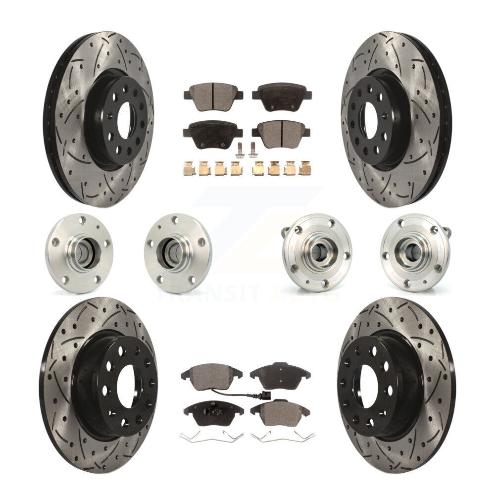 [Avant + Arrière] Kit d'ensemble roulement de roue et moyeu pour Volkswagen Beetle GTI KBB-111193