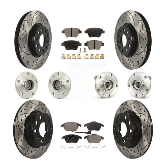 [Avant + Arrière] Kit d'ensemble roulement de roue et moyeu pour Volkswagen Beetle GTI KBB-111193