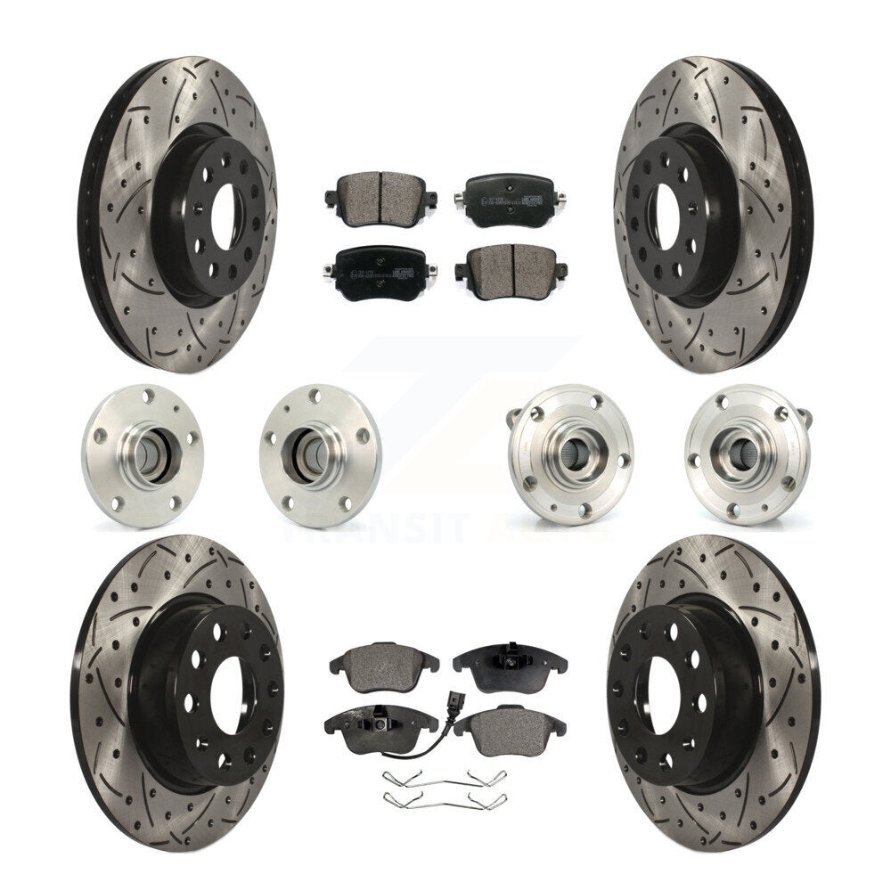[Avant + Arrière] Kit d'ensemble roulement de roue et moyeu pour Volkswagen Passat KBB-111198