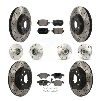 [Avant + Arrière] Kit d'ensemble roulement de roue et moyeu pour Volkswagen Passat KBB-111198