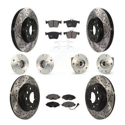 [Avant + Arrière] Kit d'ensemble roulement de roue et moyeu pour 2015-2019 Volkswagen e-Golf KBB-111225