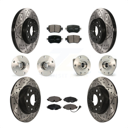 [Avant + Arrière] Kit d'ensemble roulement de roue et moyeu pour Volkswagen Golf SportWagen KBB-111226 par Transit Auto