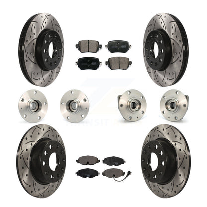 [Avant + Arrière] Kit d'ensemble roulement de roue et moyeu pour Volkswagen Golf SportWagen KBB-111226