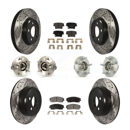 [Avant + Arrière] Kit d'ensemble roulement de roue et moyeu pour Dodge Charger Chrysler 300 Challenger KBB-111230