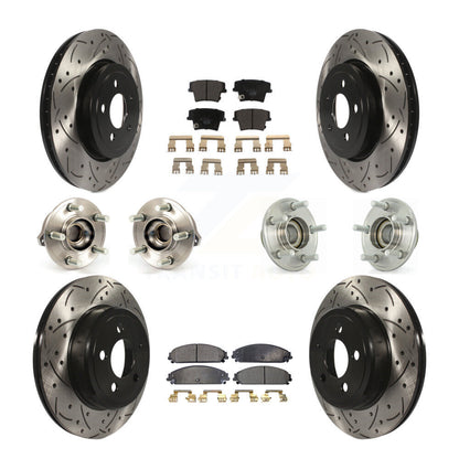 [Avant + Arrière] Kit d'ensemble roulement de roue et moyeu pour Dodge Chrysler 300 Charger Challenger KBB-111231
