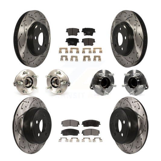 [Avant + Arrière] Kit d'ensemble roulement de roue et moyeu pour Dodge Charger Chrysler 300 KBB-111236
