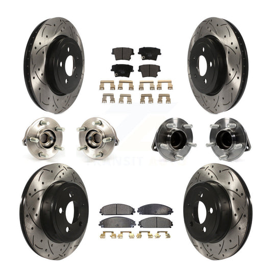 [Avant + Arrière] Kit d'ensemble roulement de roue et moyeu pour Dodge Chrysler 300 Charger Challenger KBB-111237