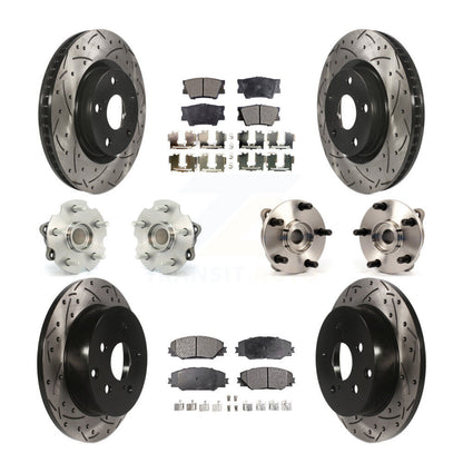 [Avant + Arrière] Kit d'ensemble roulement de roue et moyeu pour Toyota RAV4 avec 3rd Row Seating KBB-111239