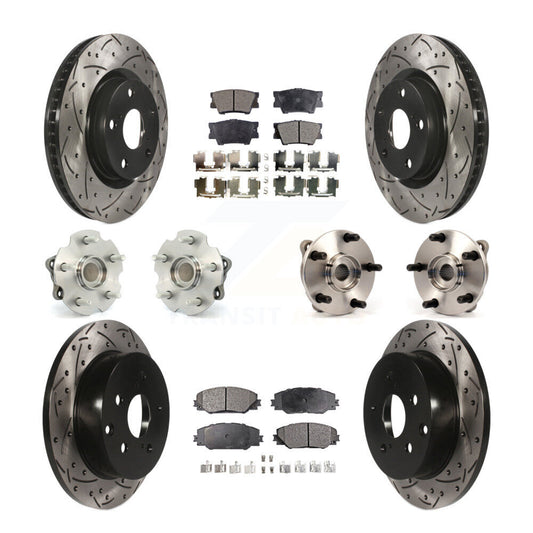 [Avant + Arrière] Kit d'ensemble roulement de roue et moyeu pour Toyota RAV4 avec 3rd Row Seating KBB-111239