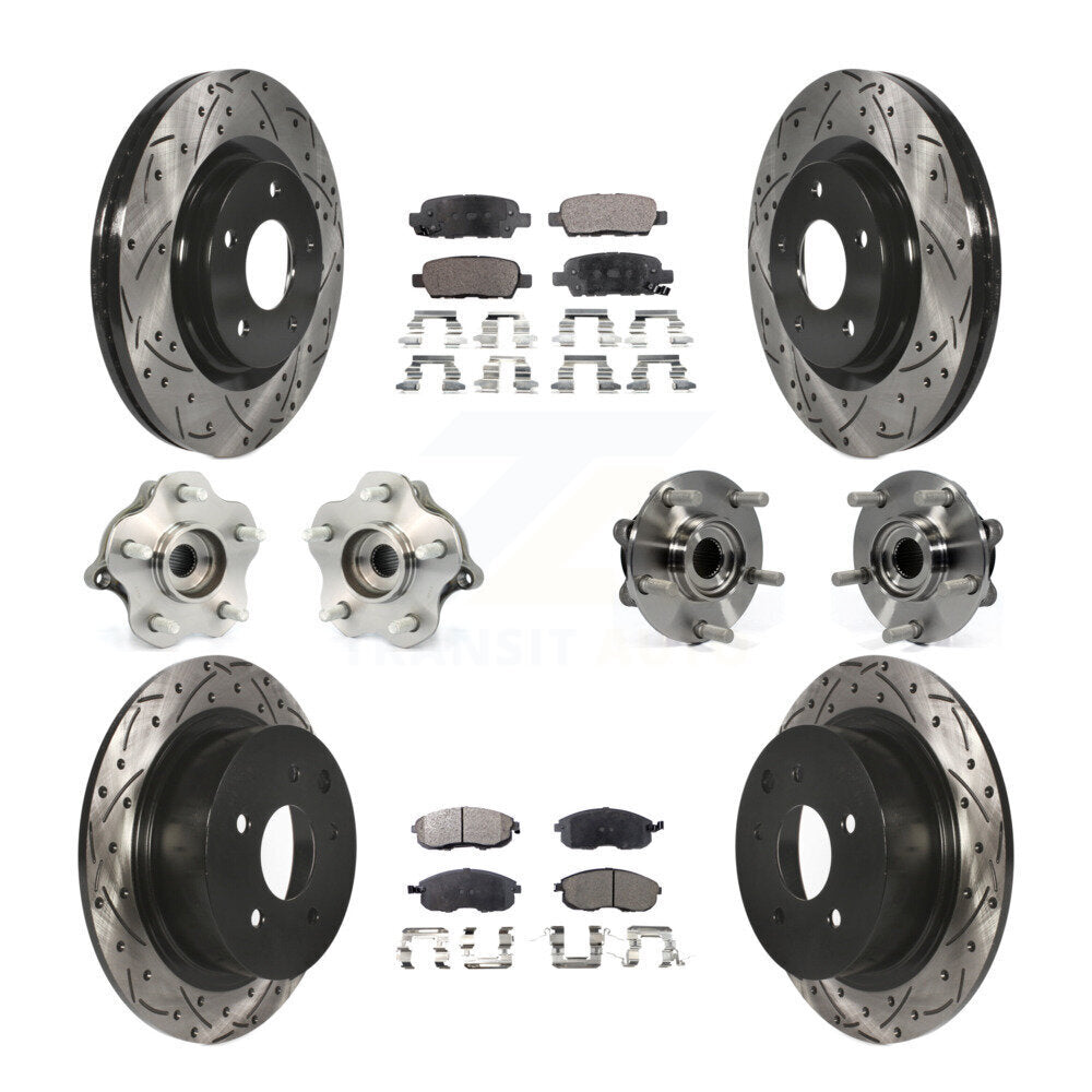 [Avant + Arrière] Kit d'ensemble roulement de roue et moyeu pour Nissan Juke KBB-111245