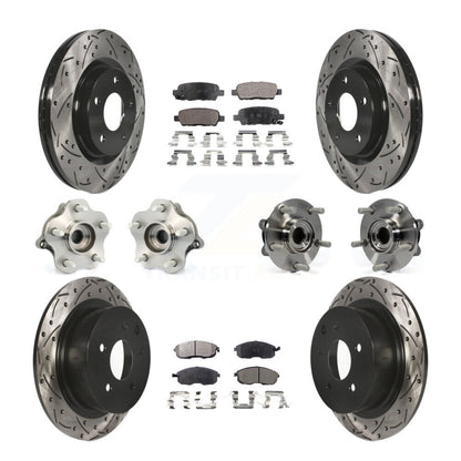 [Avant + Arrière] Kit d'ensemble roulement de roue et moyeu pour Nissan Juke KBB-111245