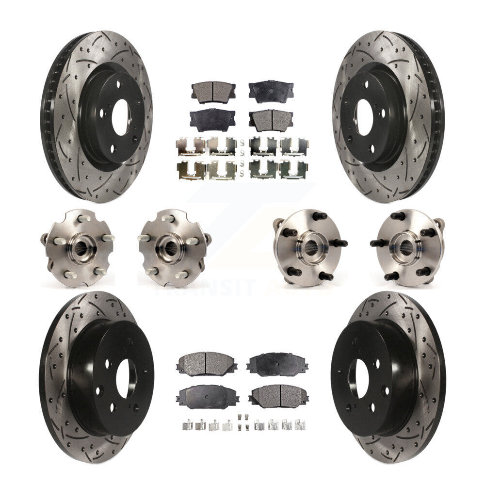 [Avant + Arrière] Kit d'ensemble roulement de roue et moyeu pour Toyota RAV4 avec 3rd Row Seating KBB-111246