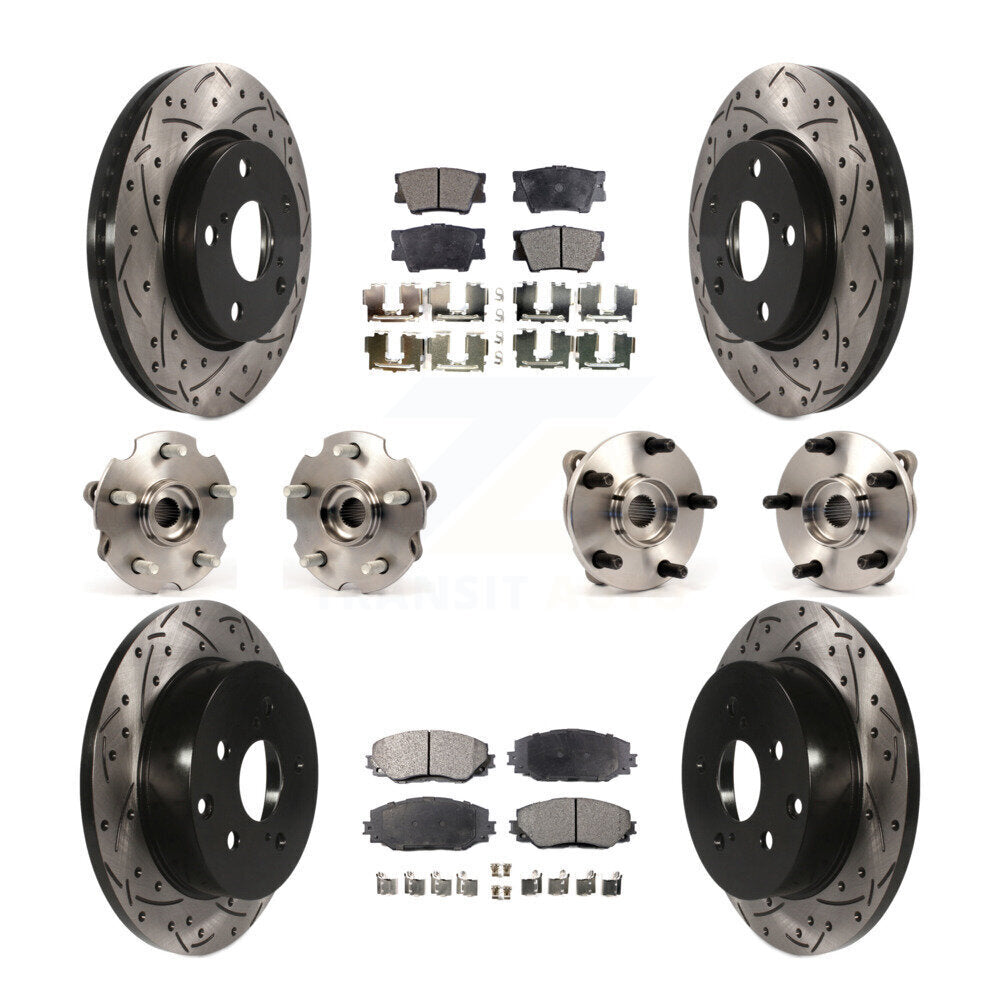 [Avant + Arrière] Kit d'ensemble roulement de roue et moyeu pour Toyota RAV4 sans 3rd Row Seating KBB-111247