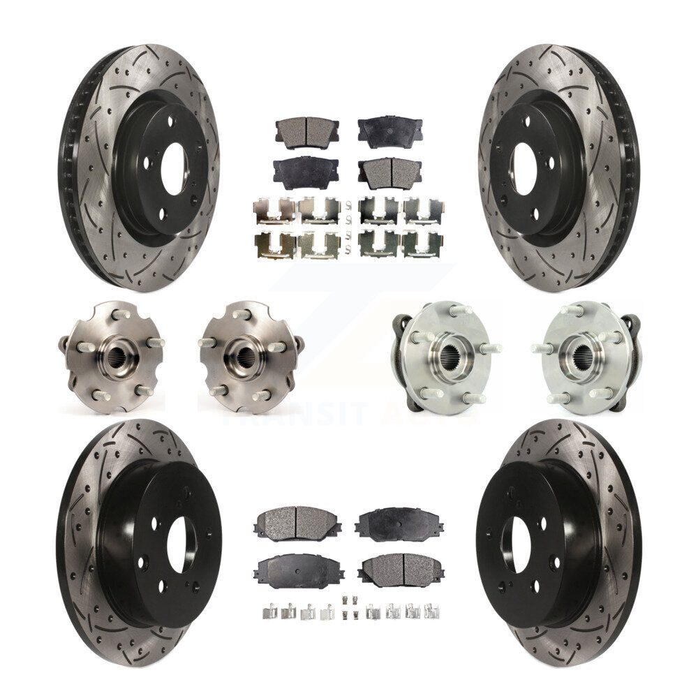 [Avant + Arrière] Kit d'ensemble roulement de roue et moyeu pour Toyota RAV4 KBB-111248