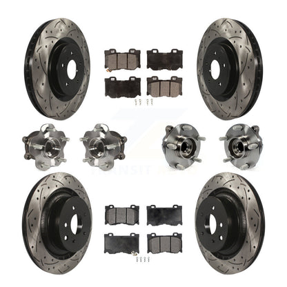 [Avant + Arrière] Kit d'ensemble roulement de roue et moyeu pour INFINITI G37 Nissan 370Z Q60 KBB-111255