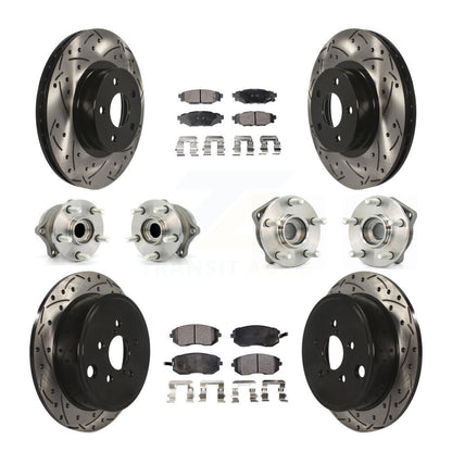 [Avant + Arrière] Kit d'ensemble roulement de roue et moyeu pour Subaru Impreza KBB-111272