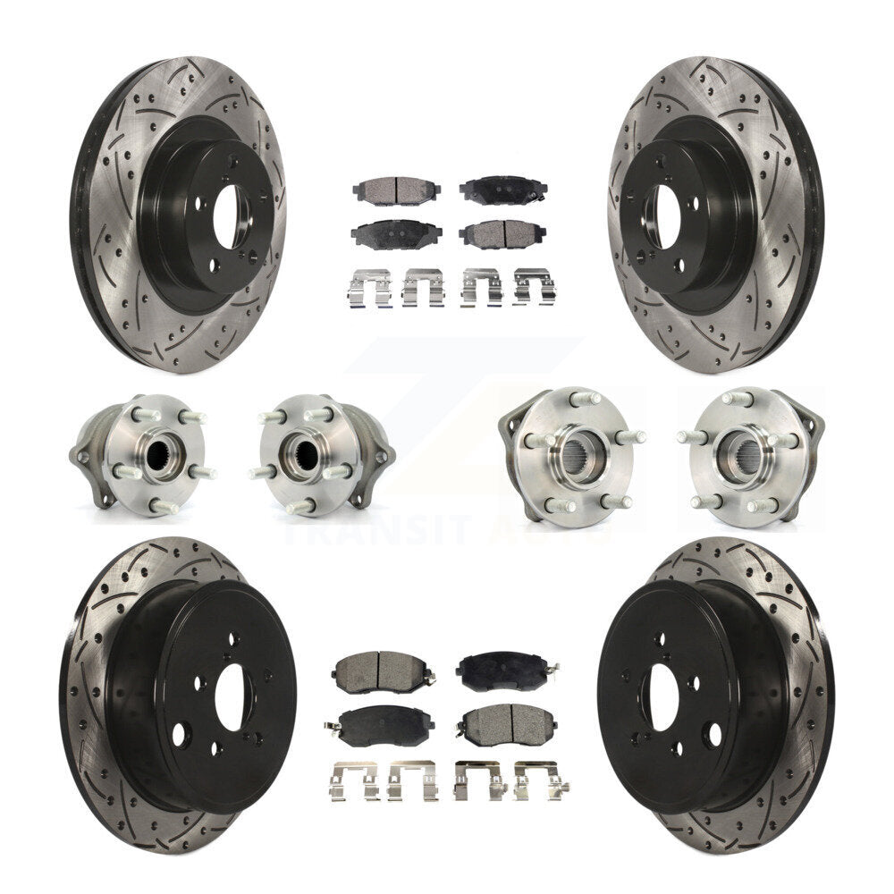 [Avant + Arrière] Kit d'ensemble roulement de roue et moyeu pour Subaru Outback Impreza Forester Legacy KBB-111273