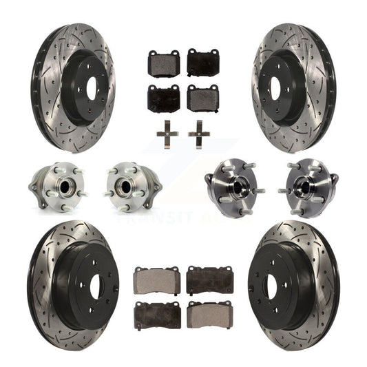 [Avant + Arrière] Kit d'ensemble roulement de roue et moyeu pour Subaru Impreza WRX STI KBB-111275
