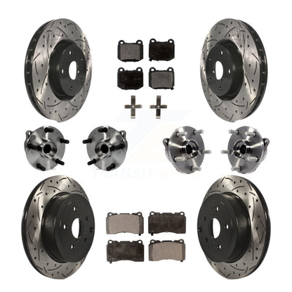 [Avant + Arrière] Kit d'ensemble roulement de roue et moyeu pour Subaru Impreza WRX STI KBB-111276