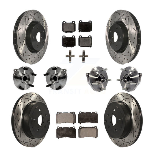 [Avant + Arrière] Kit d'ensemble roulement de roue et moyeu pour Subaru Impreza WRX STI KBB-111276