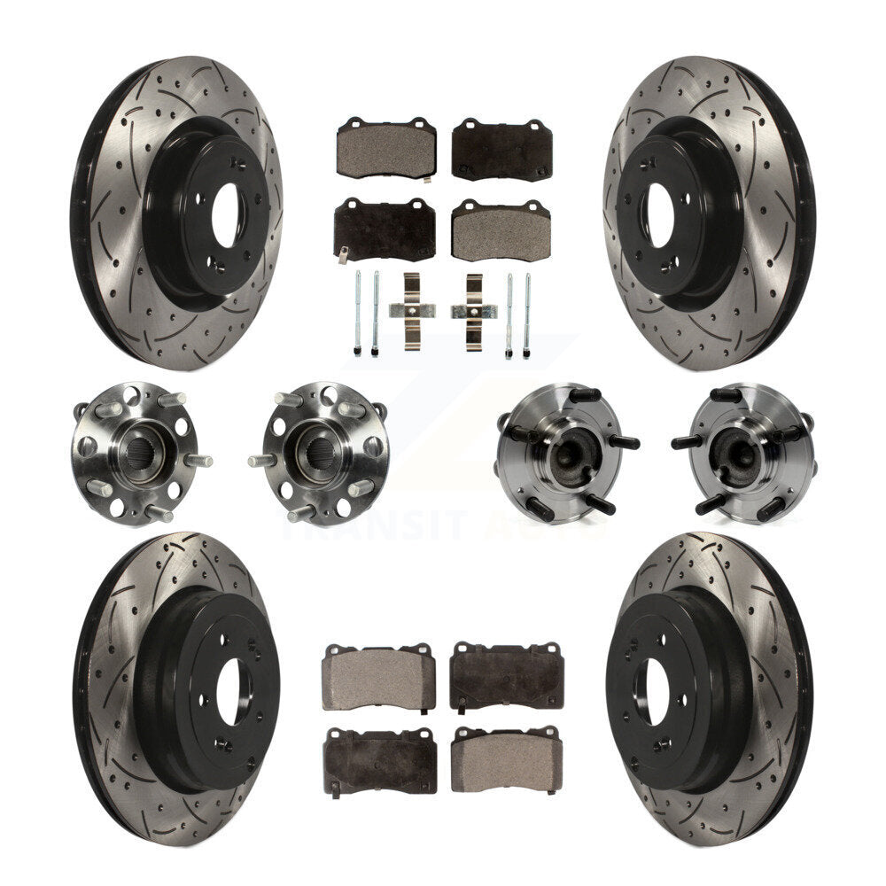 [Avant + Arrière] Kit d'ensemble roulement de roue et moyeu pour Hyundai Genesis Coupe KBB-111280