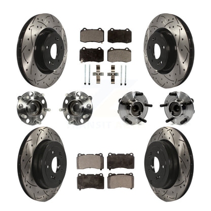 [Avant + Arrière] Kit d'ensemble roulement de roue et moyeu pour Hyundai Genesis Coupe KBB-111280