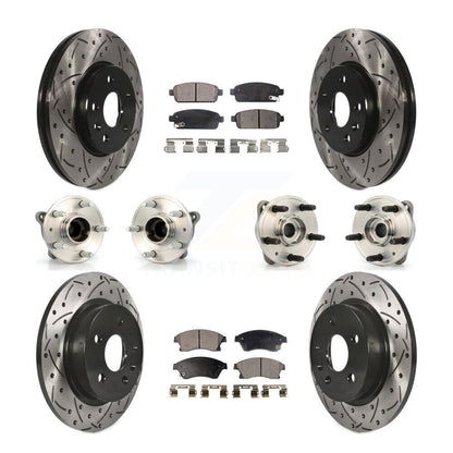 [Avant + Arrière] Kit d'ensemble roulement de roue et moyeu pour 2011-2012 Chevrolet Cruze KBB-111285