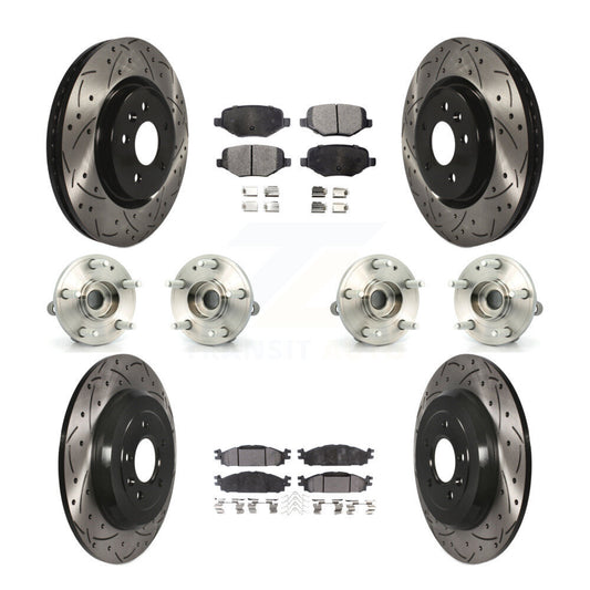 [Avant + Arrière] Kit d'ensemble roulement de roue et moyeu pour Ford Explorer KBB-111286