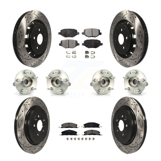 [Avant + Arrière] Kit d'ensemble roulement de roue et moyeu pour Ford Explorer Police Interceptor Utility KBB-111290