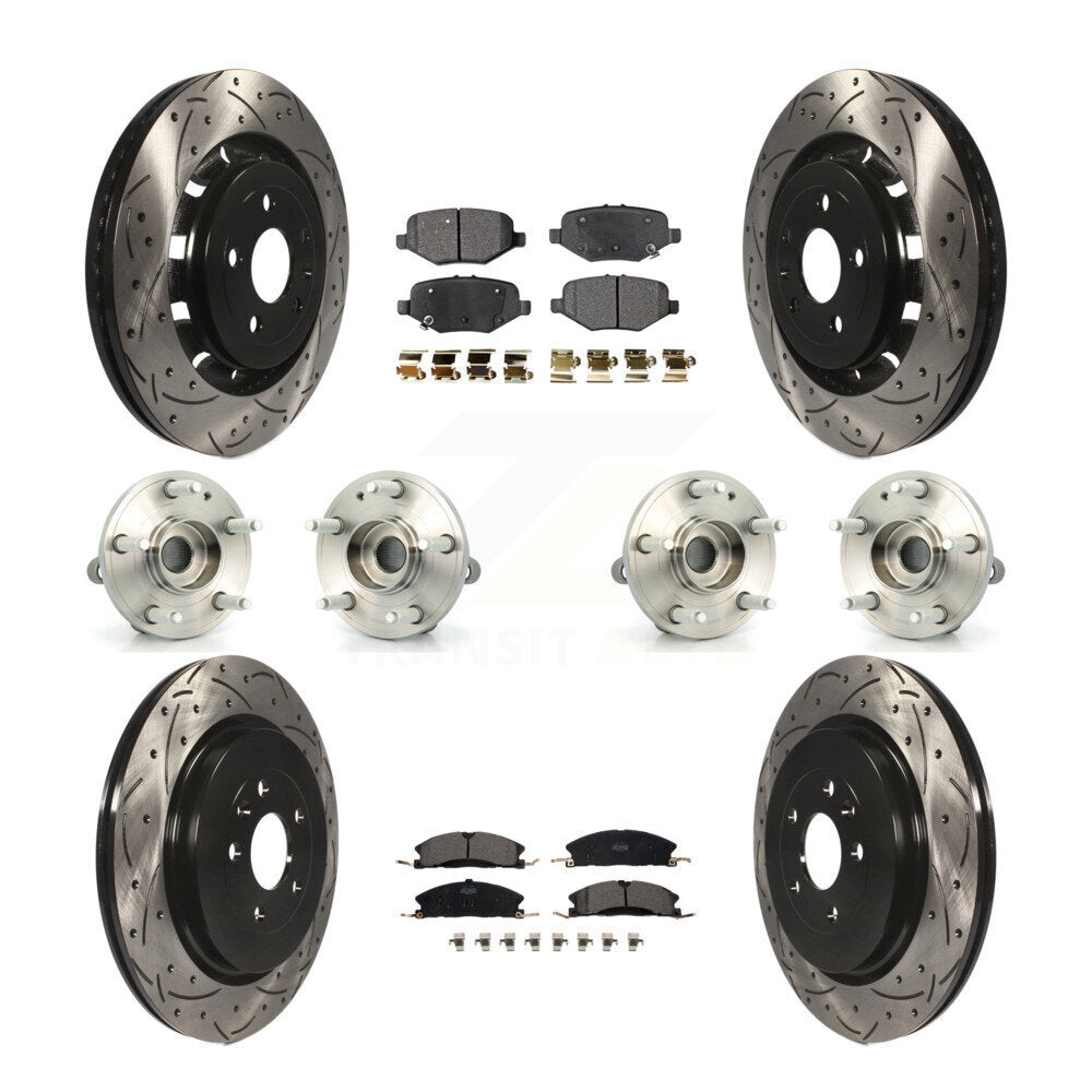 [Avant + Arrière] Kit d'ensemble roulement de roue et moyeu pour Ford Explorer KBB-111291
