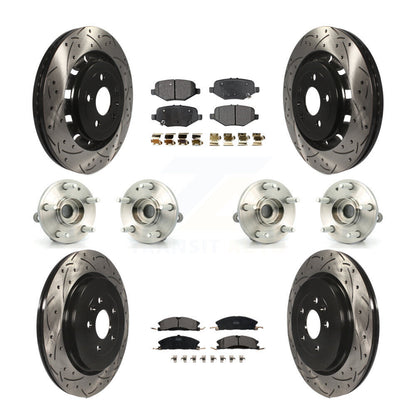 [Avant + Arrière] Kit d'ensemble roulement de roue et moyeu pour Ford Explorer KBB-111291