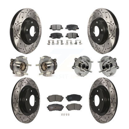 [Avant + Arrière] Kit d'ensemble roulement de roue et moyeu pour Mazda 6 KBB-111303