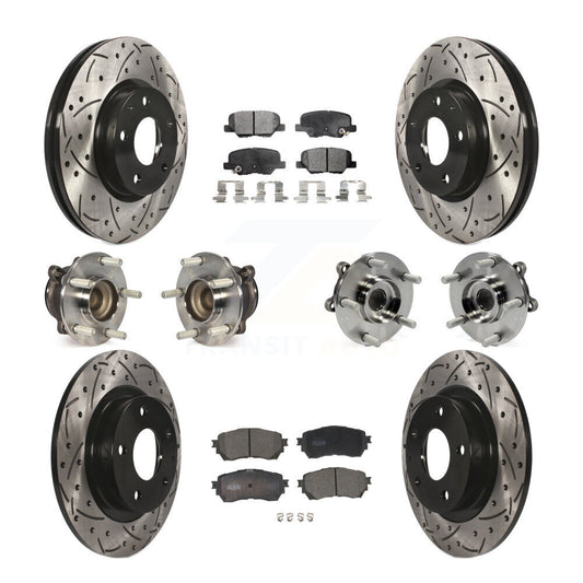 [Avant + Arrière] Kit d'ensemble roulement de roue et moyeu pour Mazda 6 KBB-111303