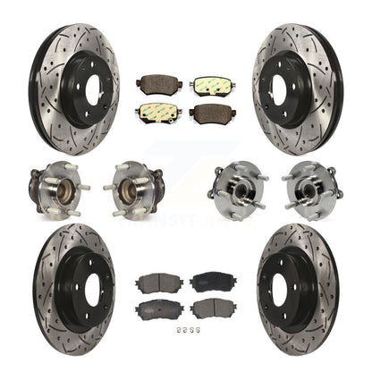 [Avant + Arrière] Kit d'ensemble roulement de roue et moyeu pour 2016-2018 Mazda 6 KBB-111304
