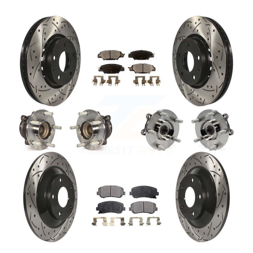 [Avant + Arrière] Kit d'ensemble roulement de roue et moyeu pour Mazda CX-5 KBB-111305