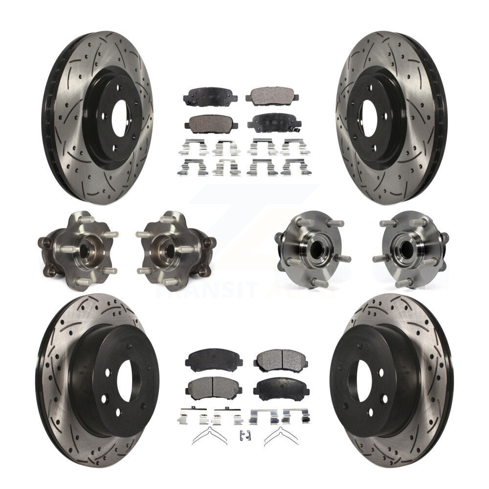 [Avant + Arrière] Kit d'ensemble roulement de roue et moyeu pour Nissan Juke KBB-111310