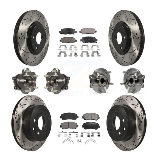 [Avant + Arrière] Kit d'ensemble roulement de roue et moyeu pour Nissan Juke KBB-111310