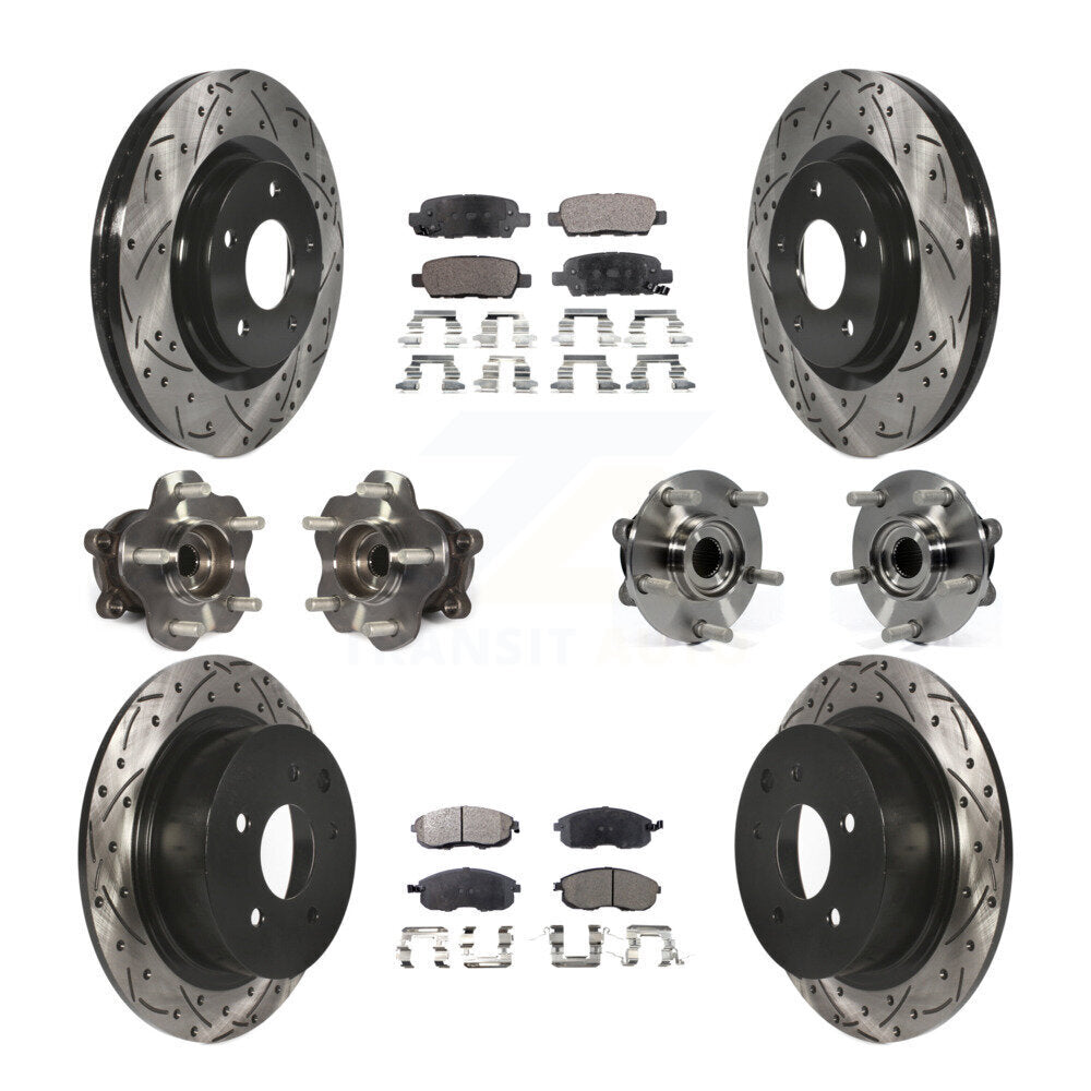 [Avant + Arrière] Kit d'ensemble roulement de roue et moyeu pour Nissan Juke KBB-111311