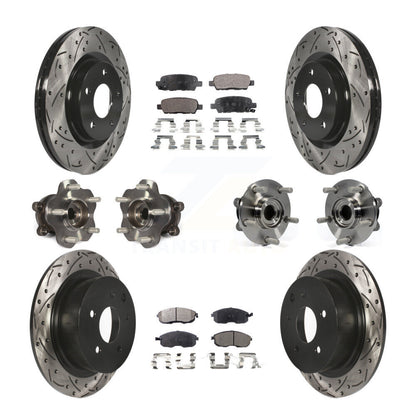 [Avant + Arrière] Kit d'ensemble roulement de roue et moyeu pour Nissan Juke KBB-111311