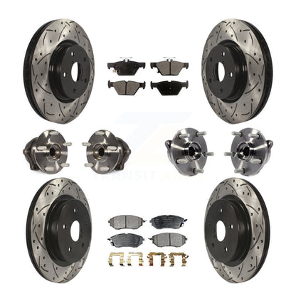 [Avant + Arrière] Kit d'ensemble roulement de roue et moyeu pour 2015-2019 Subaru Outback Legacy KBB-111314