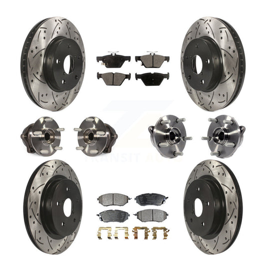 [Avant + Arrière] Kit d'ensemble roulement de roue et moyeu pour 2015 Subaru Legacy 2.5L KBB-111315