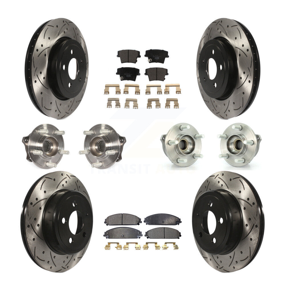 [Avant + Arrière] Kit d'ensemble roulement de roue et moyeu pour Dodge Charger Chrysler 300 Challenger KBB-111321