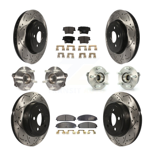[Avant + Arrière] Kit d'ensemble roulement de roue et moyeu pour Dodge Charger Chrysler 300 Challenger KBB-111321