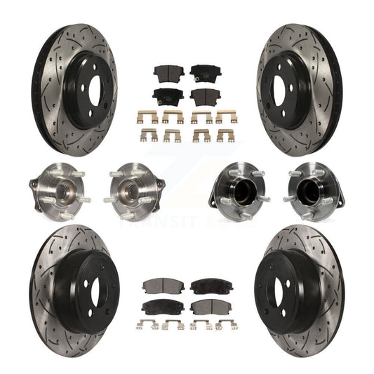 [Avant + Arrière] Kit d'ensemble roulement de roue et moyeu pour Dodge Charger Chrysler 300 Challenger KBB-111323
