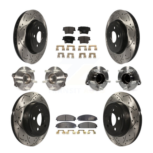 [Avant + Arrière] Kit d'ensemble roulement de roue et moyeu pour Dodge Challenger Chrysler 300 Charger KBB-111324