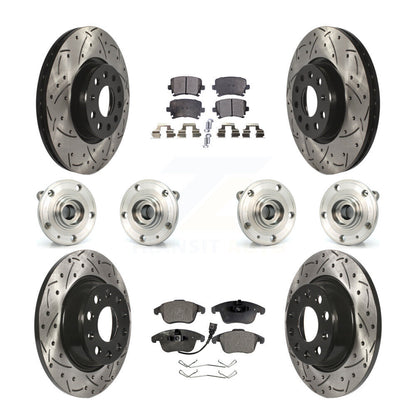 [Avant + Arrière] Kit d'ensemble roulement de roue et moyeu pour Volkswagen Tiguan Audi Q3 Quattro KBB-111335