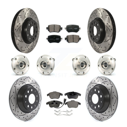 [Avant + Arrière] Kit d'ensemble roulement de roue et moyeu pour Audi Q3 Quattro KBB-111336