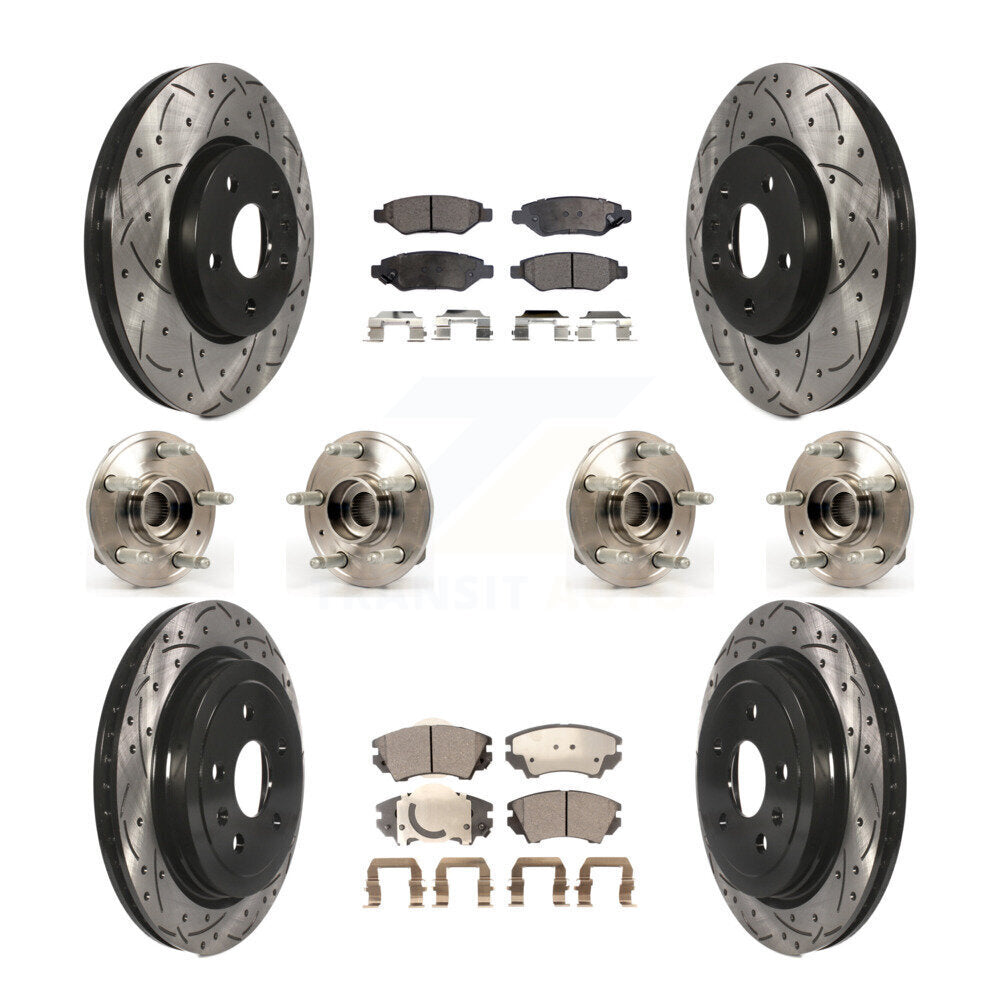 [Avant + Arrière] Kit d'ensemble roulement de roue et moyeu pour Chevrolet Camaro KBB-111347